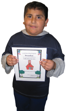 Boy with football
